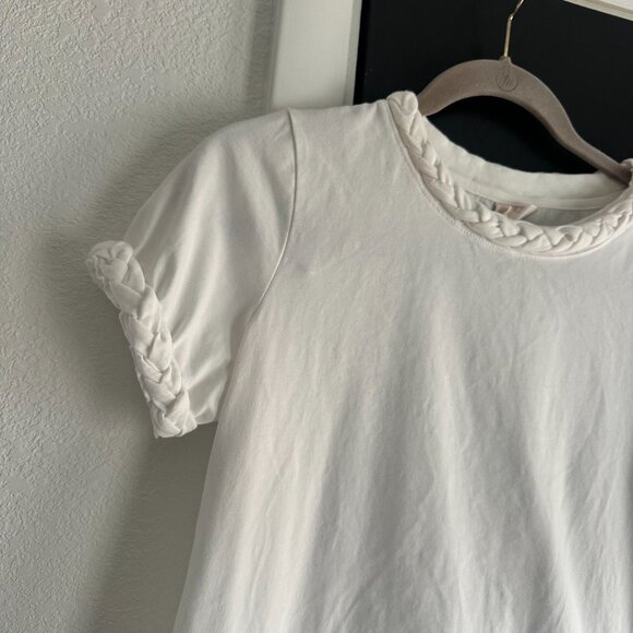 Cinq a Sept Braided Tee - White, Small - Picture 4 of 14